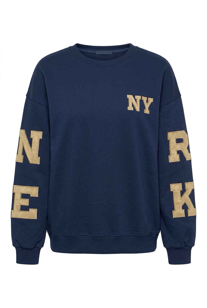 Sudadera bordada New York - foto 3 - Nues