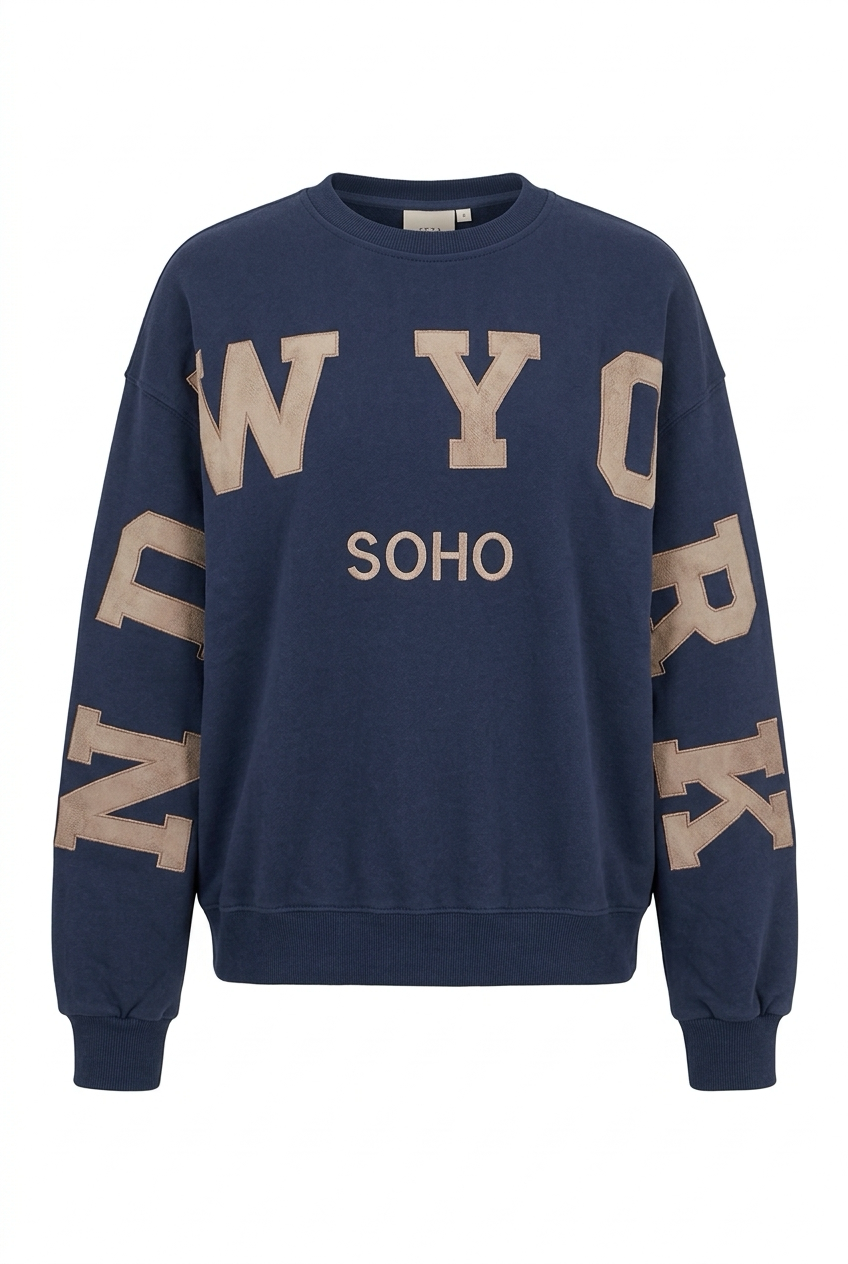 Sudadera bordada New York - foto 4 - Nues
