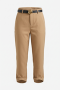 Pantalón recto de algodón - foto 2 - Nues